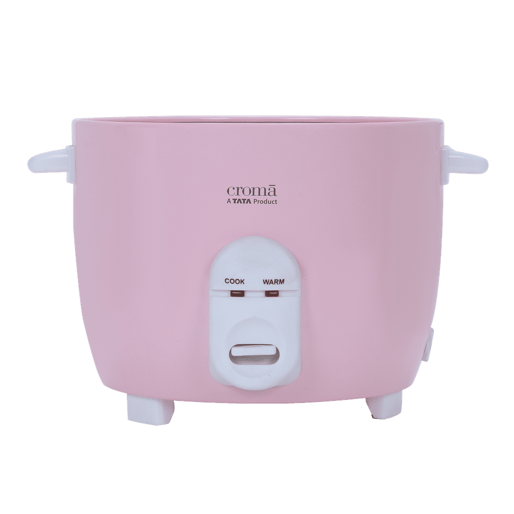 Buy Croma 1.8 Litre Electric Rice Cooker with Keep Warm Function (Pink